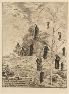 Felix Bracquemonde 'The Moles' (1854) etching NGA