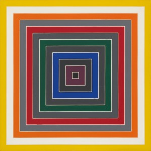 Frank Stella Gray Scramble (1969) Meyerhoff Collection