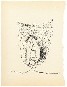 Ida Applebroog untitled (1969) ink on paper