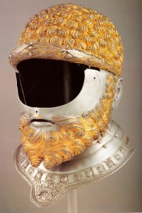 Filippo Negroli Parade Helmet of Emperor Charles V, 1533 Patrimonio Nacional, Real Armería, Madrid
