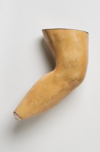 Marcel Duchamp untitled (Left Leg) c.1949, painted plaster