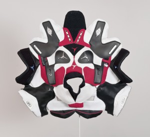 Brian Jungen ‘Prototype for New Understanding #23' (2005), Nike Air Jordans, Collection of Debra and Dennis Scholl