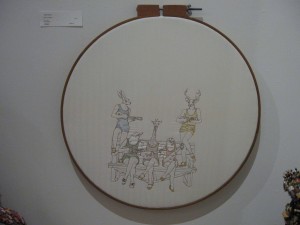 Katie Henry, Music Together, embroidery