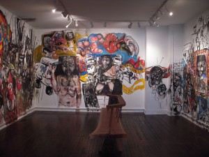 Ashley Flynn, installation at Knapp Gallery