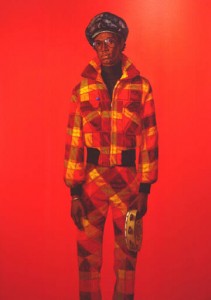 Barkley Hendricks, Blood, a reference to Picasso's harlequin paintings