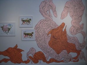 Bonnie Brenda Scott, installation at Seraphin Gallery