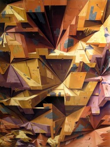 Brian Cooper, 2008, The Romance of Space and Time, oil on canvas, 48” x 36” 