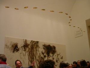 Cai Guo-Qiang installation at the PMA with the 99 golden boats