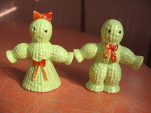 Corn people. The blog states corn is a common theme for tschotschkes.