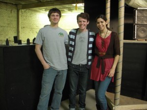 Fishtown Collective members Will Sacksteder, Max McCormack and Kat O'Brien the day I visited them last month.