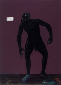 Kerry James Marshall, Frankenstein, 2009 Acrylic on pvc 85 x 61 inches. Photo courtesy of gallery