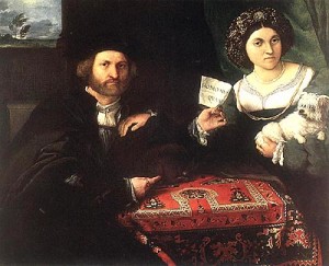 Lorenzo Lotto Portrait of a Husband and Wife, The Hermitage, St.  Petersburg