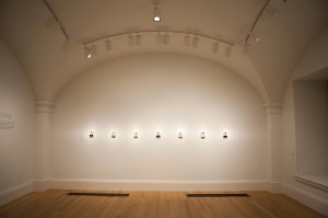Installation of Jim Torok's work at the National Portrait Gallery