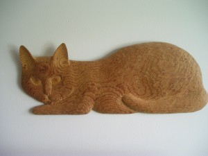 One of Evelyn Keyser's cats