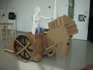 PAFA retaliation for the Trojan Horse/War declaration. Weak. we hope someone can come up with something that rises to the conceptual level of the initial gifts.