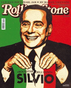 Shepard Fairey does Berlusconi for Rolling Stone.