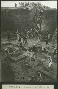 The excavation siteat Ur in 1933-34 