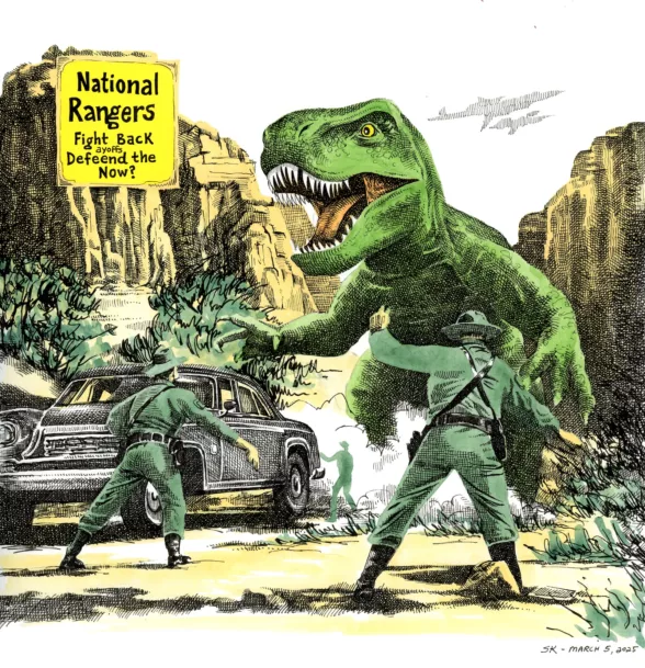 AT Feed 6, ‘National Park Rangers Fight Back Against Layoffs—Who Will Defend the Wild Now?’